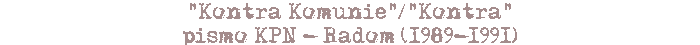 Kontra Komunie