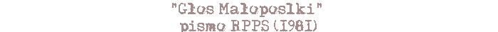 Głos Małopolski