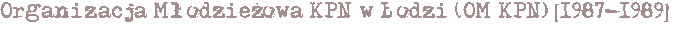Organizacja Mlodzieżowa KPN